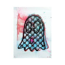 Load image into Gallery viewer, GUCCIGHOST 'Moon Mist' (2020) RARE Hand-Embellished (1/1) Screen Print