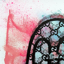 Load image into Gallery viewer, GUCCIGHOST 'Moon Mist' (2020) RARE Hand-Embellished (1/1) Screen Print