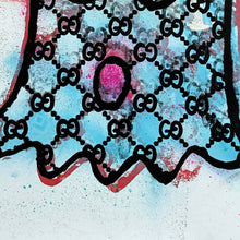 Load image into Gallery viewer, GUCCIGHOST 'Moon Mist' (2020) RARE Hand-Embellished (1/1) Screen Print