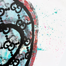 Load image into Gallery viewer, GUCCIGHOST 'Moon Mist' (2020) RARE Hand-Embellished (1/1) Screen Print