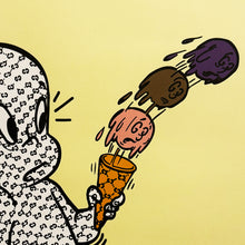 Load image into Gallery viewer, GUCCIGHOST 'Real Ice Cream' (2019) Rare Screen Print - Signari Gallery 