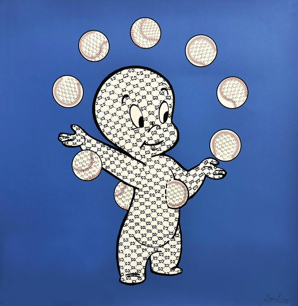 GUCCIGHOST 'Up in the Air' (2019) Rare Screen Print - Signari Gallery 