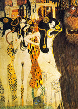Load image into Gallery viewer, GUSTAV KLIMT &#39;The Hostile Powers&#39; (1902) Reproduction Giclee on Canvas - Signari Gallery 