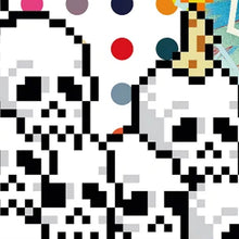 Load image into Gallery viewer, OBEY x INVADER x HIRST 'Triple Trouble' (2025) Offset Lithograph Exhibit Poster (blue)