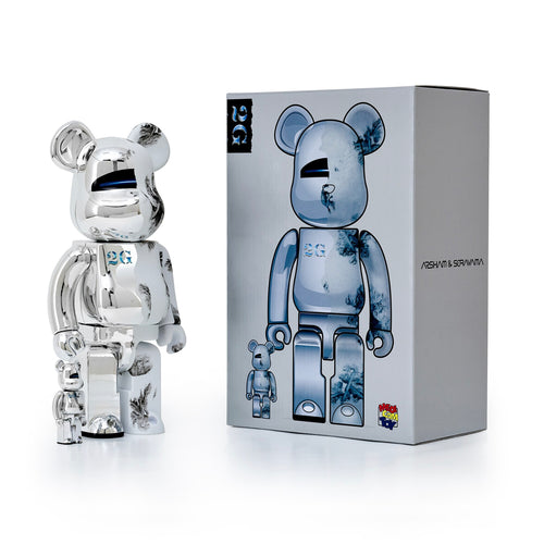 HAJIME SORAYAMA x ARSHAM '2G Be@rbrick' (2019) RARE Vinyl + Resin Art Figure Set