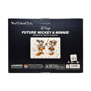 HAJIME SORAYAMA x Medicom Toy 'Future Mickey & Minnie' (2004) Vinyl Collectible Dolls Series