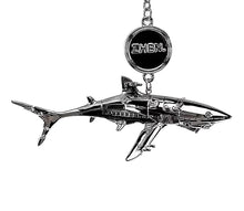 Load image into Gallery viewer, HAJIME SORAYAMA x Zhen &#39;Shark&#39; (2021) Chrome Figural Keychain