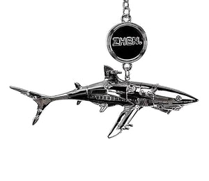 HAJIME SORAYAMA x Zhen 'Shark' (2021) Chrome Figural Keychain