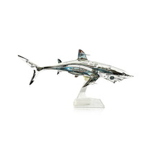 Load image into Gallery viewer, HAJIME SORAYAMA &#39;Shark&#39; Plated Resin Sculpture + Stand - Signari Gallery 
