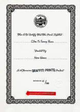 Load image into Gallery viewer, HAMA WOODS &#39;Climb to Safety&#39; (black) 24-Color Screen Print - Signari Gallery 