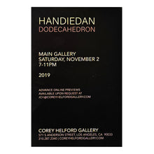 Load image into Gallery viewer, HANDIEDAN &#39;Dodecahedron&#39; (2019) Original Framed Show Card