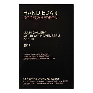 HANDIEDAN 'Dodecahedron' (2019) Original Framed Show Card