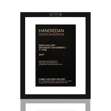 Load image into Gallery viewer, HANDIEDAN &#39;Dodecahedron&#39; (2019) Original Framed Show Card