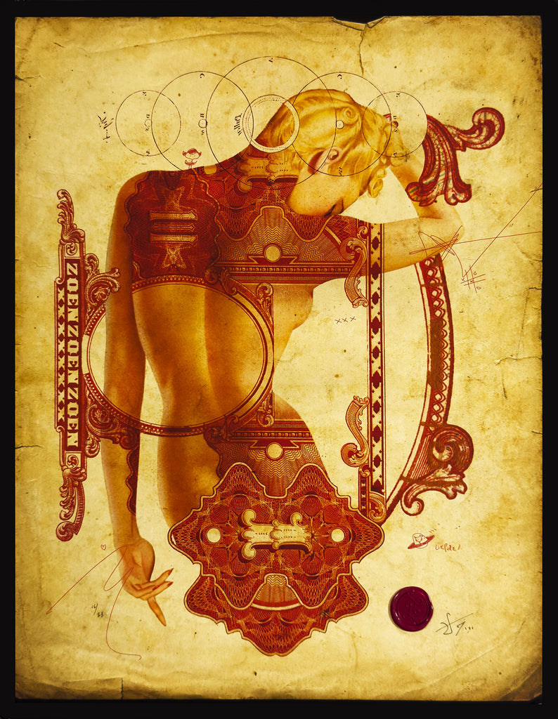 HANDIEDAN 'Florid Cosmos' (2021) Striking Giclée Print
