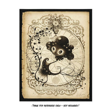 Load image into Gallery viewer, HANDIEDAN &#39;Happy Holidays&#39; (2019) Hand-Drawn + Signed Cut-Out Sketch - Signari Gallery 