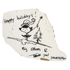 HANDIEDAN 'Happy Holidays' (2019) Hand-Drawn + Signed Cut-Out Sketch - Signari Gallery 