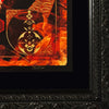 HANDIEDAN 'Rode Vlinder in Vuur' (2020) Custom Framed Hand-Signed Giclee Print