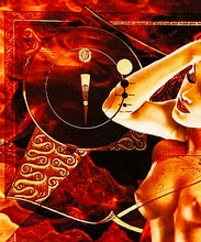 Load image into Gallery viewer, HANDIEDAN 'Rode Vlinder in Vuur' (2020) Custom Framed Hand-Signed Giclee Print