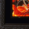 HANDIEDAN 'Rode Vlinder in Vuur' (2020) Custom Framed Hand-Signed Giclee Print