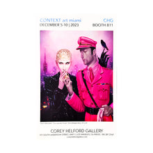 Load image into Gallery viewer, HANDIEDAN 'Torus in Blue Ceramics' (2023) Original Framed Show Card