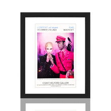 Load image into Gallery viewer, HANDIEDAN 'Torus in Blue Ceramics' (2023) Original Framed Show Card