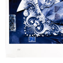 Load image into Gallery viewer, HANDIEDAN 'Torus in Blue' (w/Augmented Reality) (2020) Rare Giclee Print
