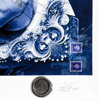 Load image into Gallery viewer, HANDIEDAN 'Torus in Blue' (w/Augmented Reality) (2020) Rare Giclee Print