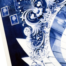 Load image into Gallery viewer, HANDIEDAN 'Torus in Blue' (w/Augmented Reality) (2020) Rare Giclee Print