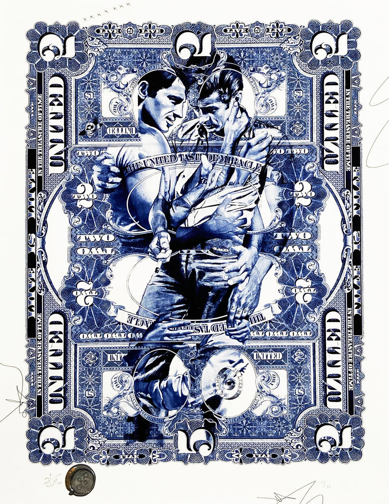 HANDIEDAN 'In the Treasure of Time' (blue) Giclée Print - Signari Gallery 
