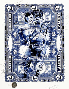 HANDIEDAN 'In the Treasure of Time' (blue) Giclée Print - Signari Gallery 