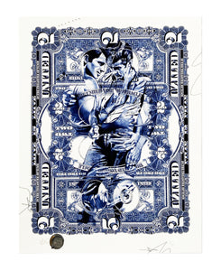 HANDIEDAN 'In the Treasure of Time' (blue) Giclée Print - Signari Gallery 