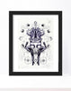 HANDIEDAN 'Vesica Piscis' (2015) Hand-Signed (framed) Artist Postcard