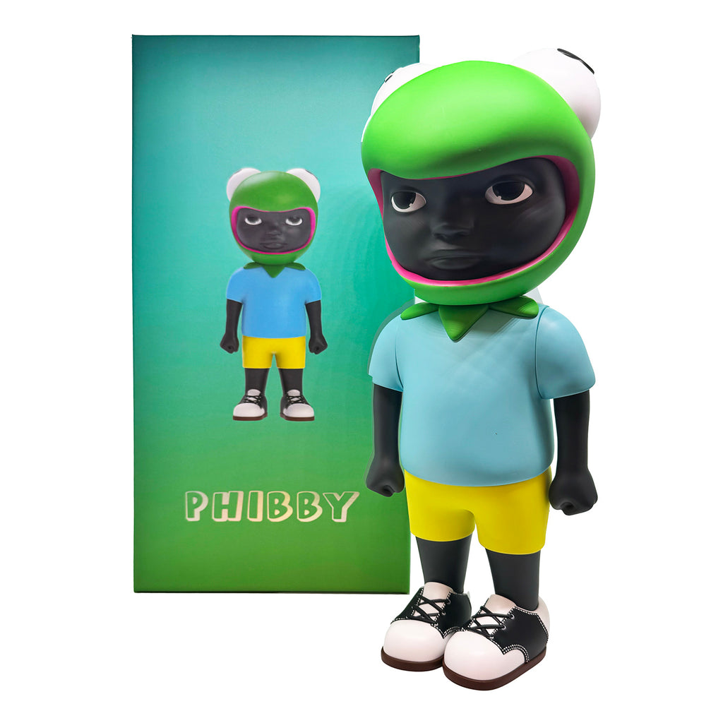 HEBRU BRANTLEY 'Phibby' (2022) Designer Vinyl Art Figure (green)