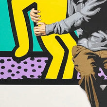 Load image into Gallery viewer, HIJACK 'BFF' (2024) Keith Haring-Tribute Screen Print - Signari Gallery 