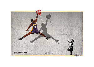 HUNKSY 'Kobe 8 Banksy' (2021) Archival Pigment Print