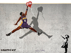 HUNKSY 'Kobe 8 Banksy' (2021) Archival Pigment Print