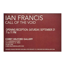 Load image into Gallery viewer, IAN FRANCIS &#39;Bird Toys/Predator&#39; (2019) Framed Original Show Card - Signari Gallery 