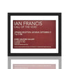 IAN FRANCIS 'Bird Toys/Predator' (2019) Framed Original Show Card - Signari Gallery 