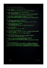 Load image into Gallery viewer, IMBUE &#39;10 Commands&#39; Green Foil Letterpress Print Set - Signari Gallery 