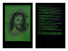 Load image into Gallery viewer, IMBUE &#39;10 Commands&#39; Green Foil Letterpress Print Set - Signari Gallery 