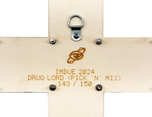 IMBUE 'Drug Lord: Pick n' Mix' (2024) Limited Edition Wood Sculpture - Signari Gallery 