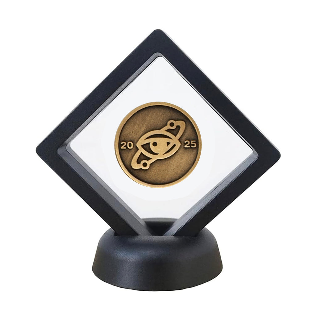IMBUE 'Rabbit Puzzle' (2025) Limited Edition Brass Coin w/Display - Signari Gallery 