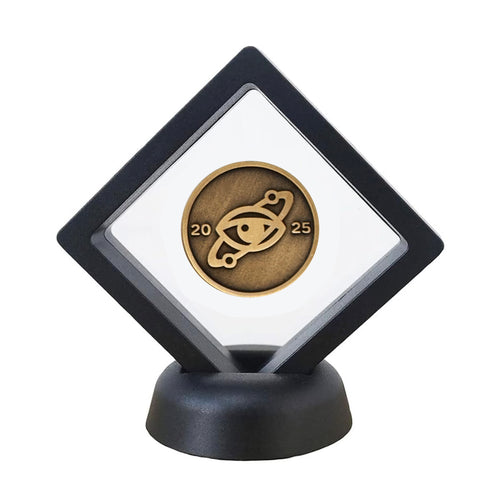 IMBUE 'Rabbit Puzzle' (2025) Limited Edition Brass Coin w/Display - Signari Gallery 