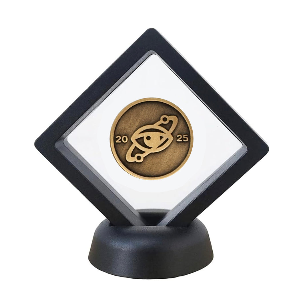 IMBUE 'Rabbit Puzzle' (2025) Limited Edition Brass Coin w/Display - Signari Gallery 