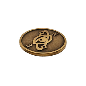 IMBUE 'Rabbit Puzzle' (2025) Limited Edition Brass Coin w/Display - Signari Gallery 