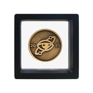 IMBUE 'Rabbit Puzzle' (2025) Limited Edition Brass Coin w/Display - Signari Gallery 