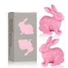 IMBUE 'Rabbit Set' (pink) Painted Cast Resin Figure Set - Signari Gallery 