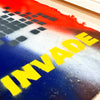 INVADER 'Invade' (2011) Rare, Framed Hand-Painted Original on Wood Panel - Signari Gallery 