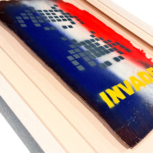 Load image into Gallery viewer, INVADER &#39;Invade&#39; (2011) Rare, Framed Hand-Painted Original on Wood Panel - Signari Gallery 