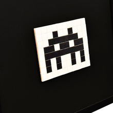 Load image into Gallery viewer, SPACE INVADER &#39;Alien&#39; REPLICA Mounted/Framed Original Tile Mosaic